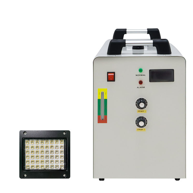 Lámpara de curado UV LED para codificación inkjet de 1 pasada 80 × 60 mm