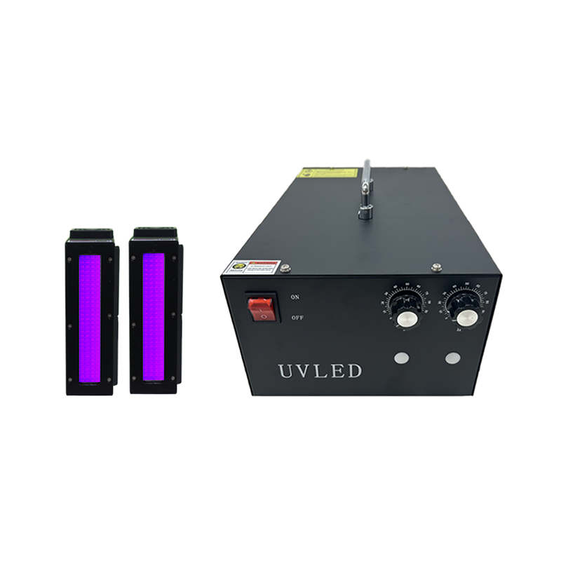 UV-LED-Lampe für Siebdruck auf PET/PP-Flaschen 120 × 20 mm